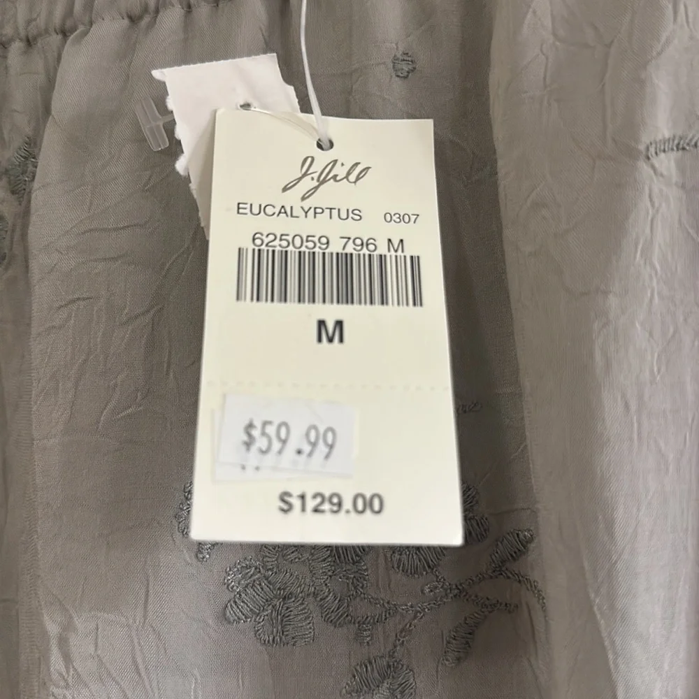 J. Jill Vintage Eucalyptus Skirt, Gray, Medium - Picture 2 of 7